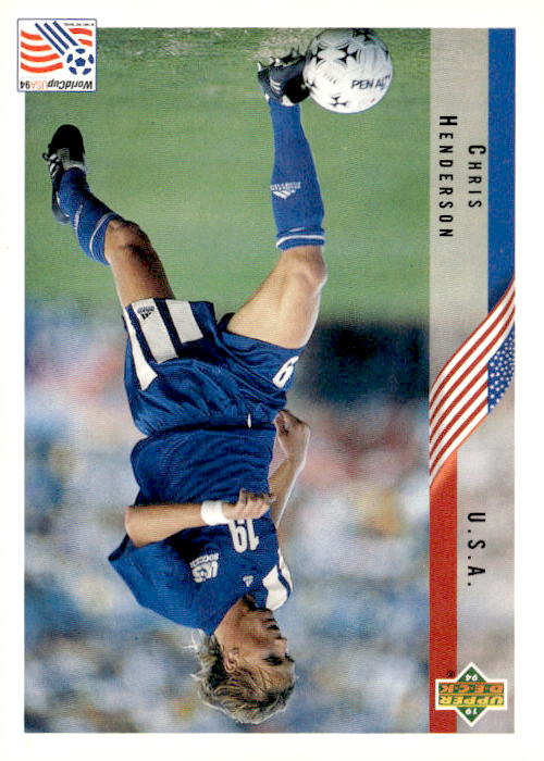 1994 Upper Deck World Cup Contenders English/Japanese #12 Chris Henderson