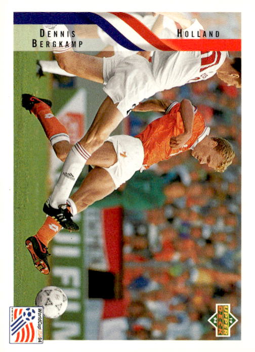 1994 Upper Deck World Cup Contenders French/Dutch #144 Dennis Bergkamp