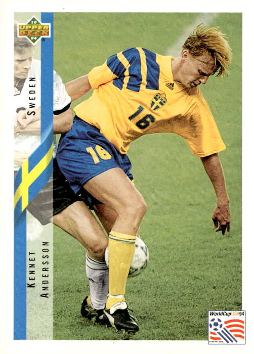 1994 Upper Deck World Cup Contenders French/Dutch #79 Kennet Andersson