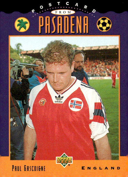 1994 Upper Deck World Cup Contenders French/Dutch #UD5 Paul Gascoigne UD Set