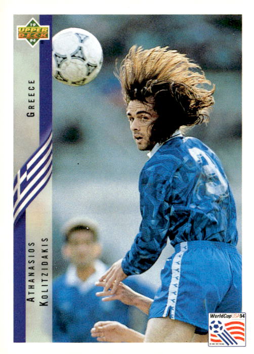 1994 Upper Deck World Cup Contenders English/German #115 Athanasios Kolitsidakis
