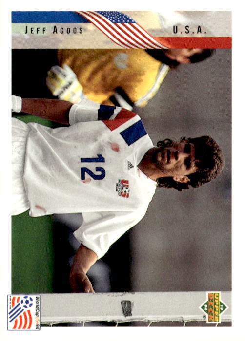 1994 Upper Deck World Cup Contenders English/Spanish #18 Jeff Agoos