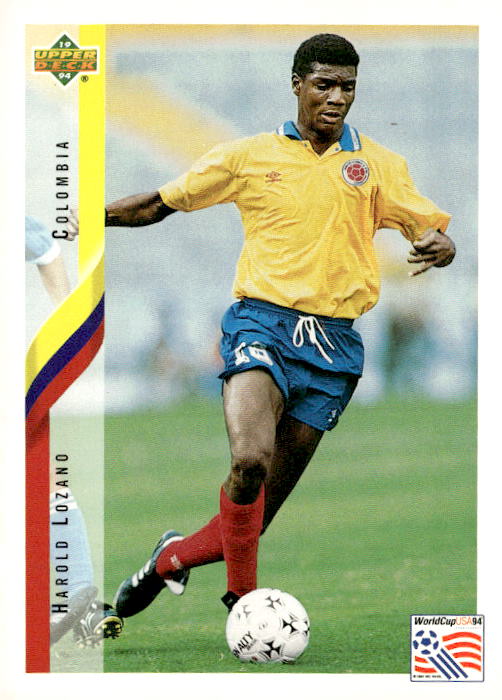 1994 Upper Deck World Cup Contenders French/Dutch #47 Harold Lozano