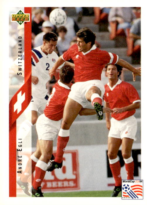 1994 Upper Deck World Cup Contenders English/Spanish #136 André Egli