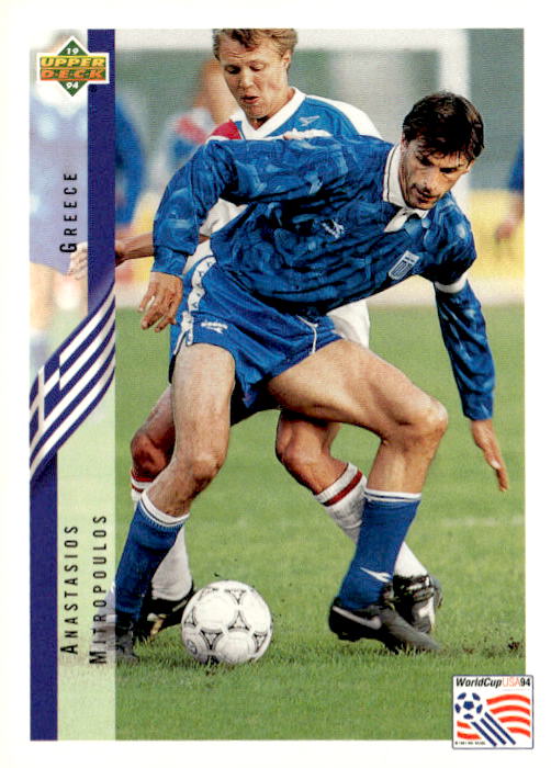 1994 Upper Deck World Cup Contenders English/German #112 Anastasios Mitropoulos
