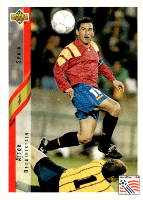 1994 Upper Deck World Cup Contenders English/German #156 Aitor Begiristain