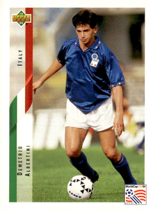 1994 Upper Deck World Cup Contenders French/Dutch #122 Demetrio Albertini