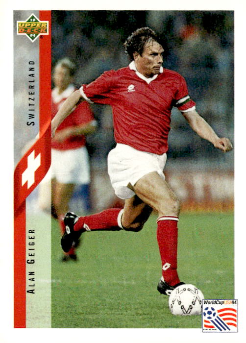 1994 Upper Deck World Cup Contenders English/German #107 Alain Geiger