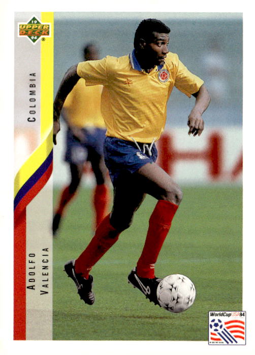 1994 Upper Deck World Cup Contenders English/Japanese #39 Adolfo Valencia