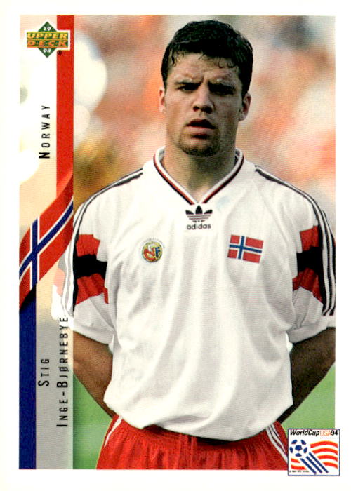 1994 Upper Deck World Cup Contenders English/Spanish #123 Stig Inge Bjornebye