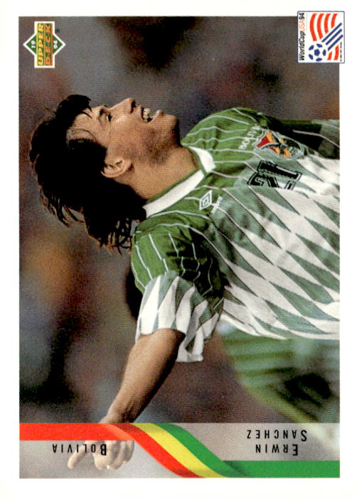 1994 Upper Deck World Cup Contenders English/German #180 Erwin Sanchez