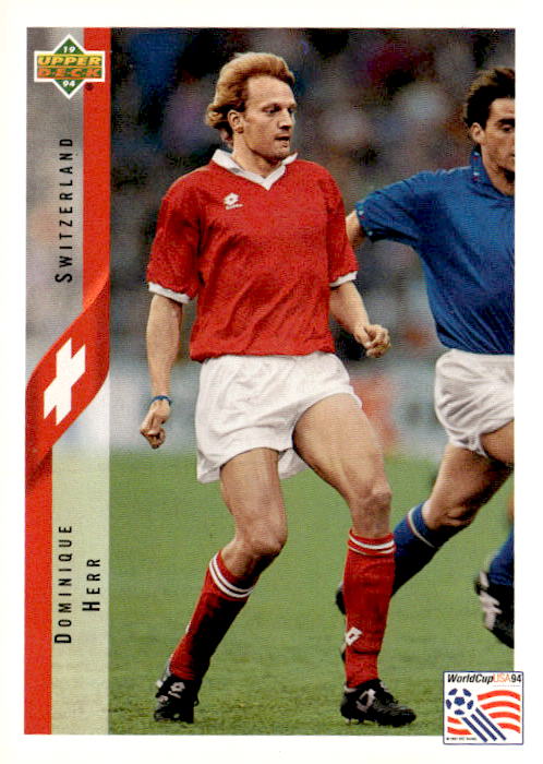 1994 Upper Deck World Cup Contenders English/German #103 Dominique Herr