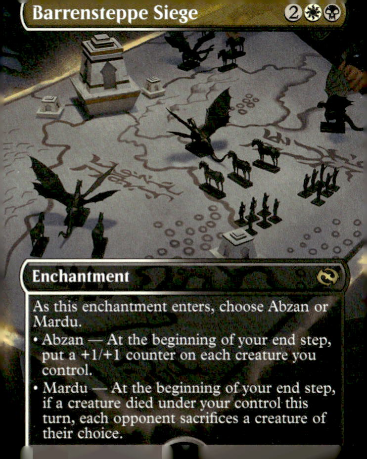 Tarkir: Dragonstorm #384 Barrensteppe Siege (Borderless)