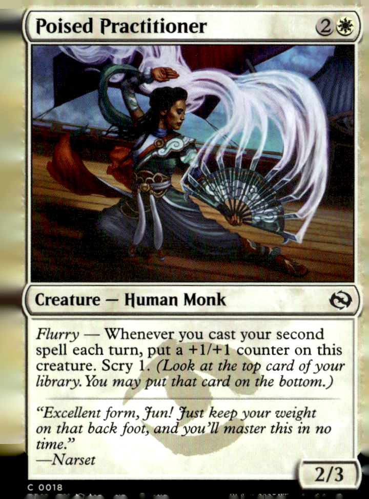 Tarkir: Dragonstorm #18 Poised Practitioner