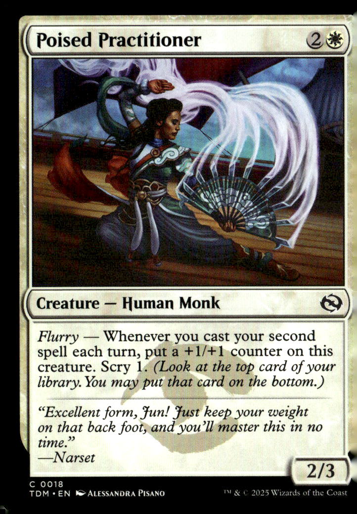 Tarkir: Dragonstorm #18 Poised Practitioner