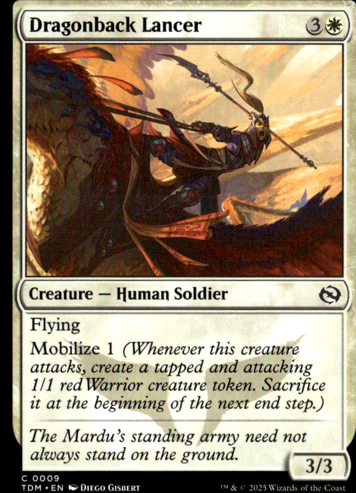 Tarkir: Dragonstorm #9 Dragonback Lancer