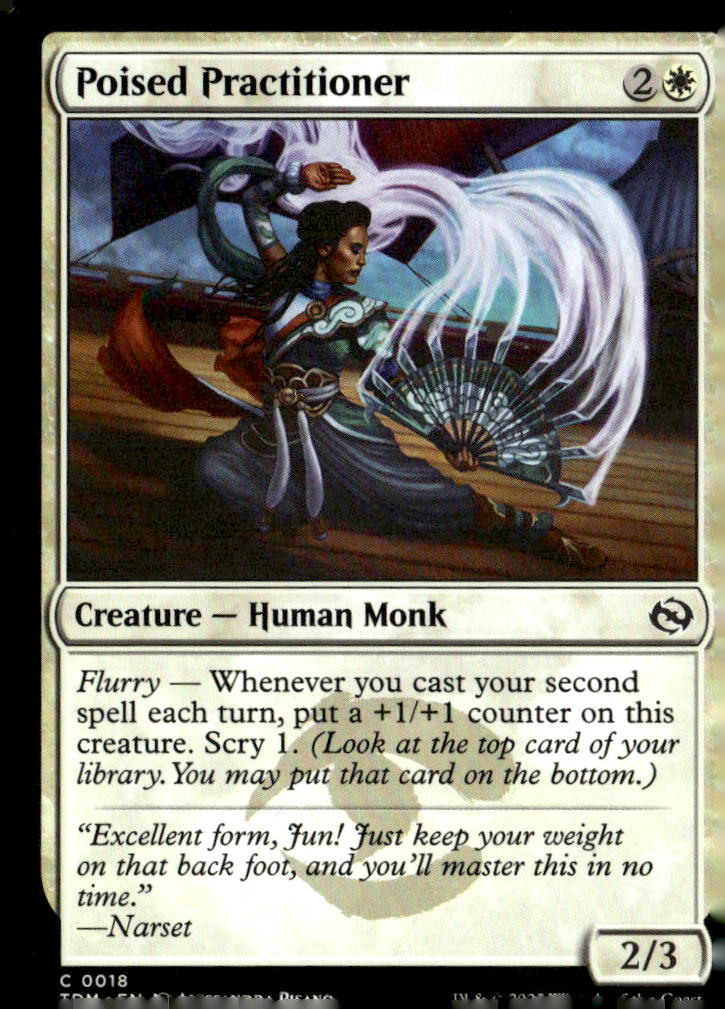 Tarkir: Dragonstorm #18 Poised Practitioner