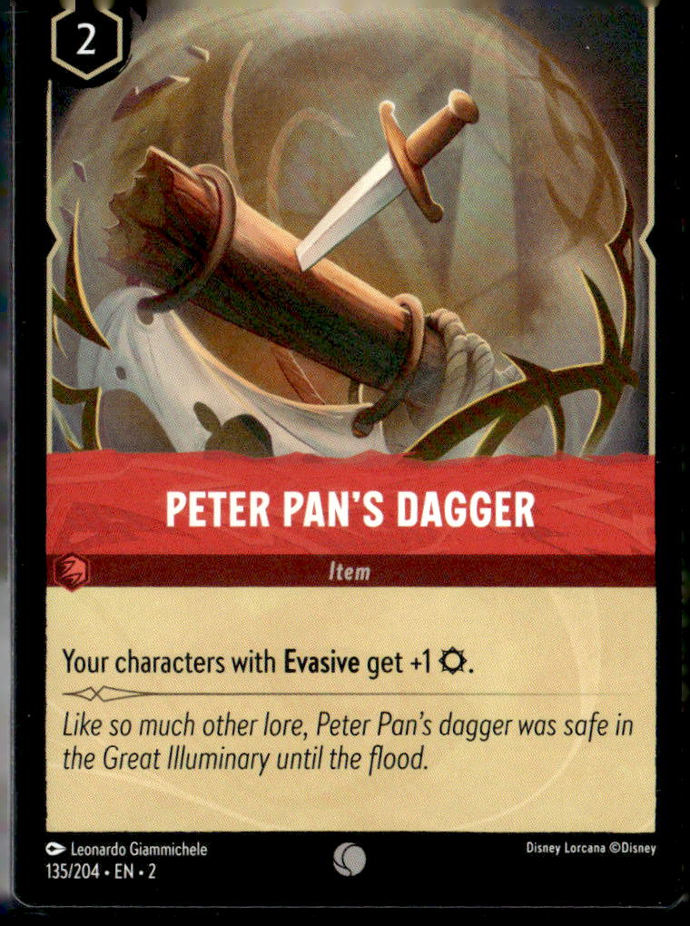 Rise of the Floodborn #135/204 Peter Pan's Dagger