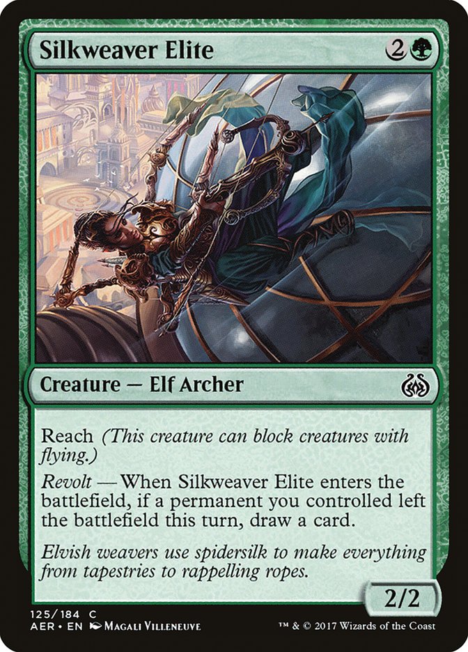 Aether Revolt #125 Silkweaver Elite