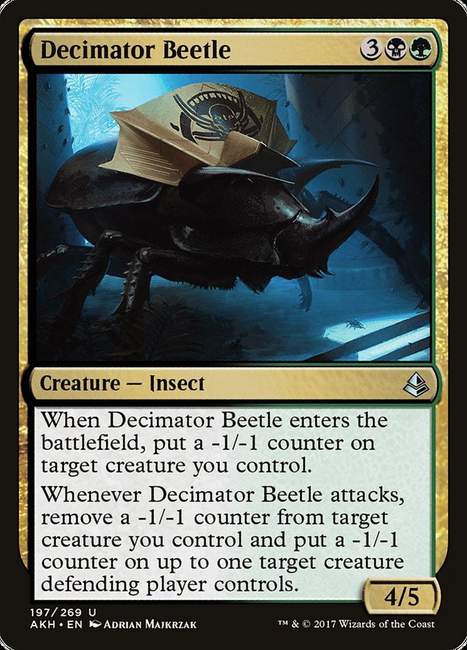 Amonkhet #197 Decimator Beetle