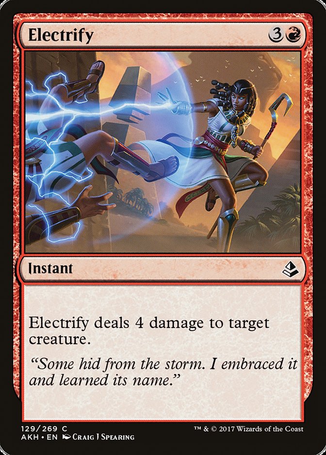 Amonkhet #129 Electrify