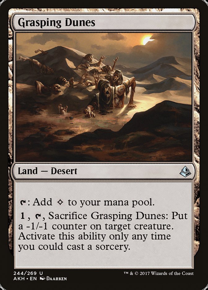 Amonkhet #244 Grasping Dunes