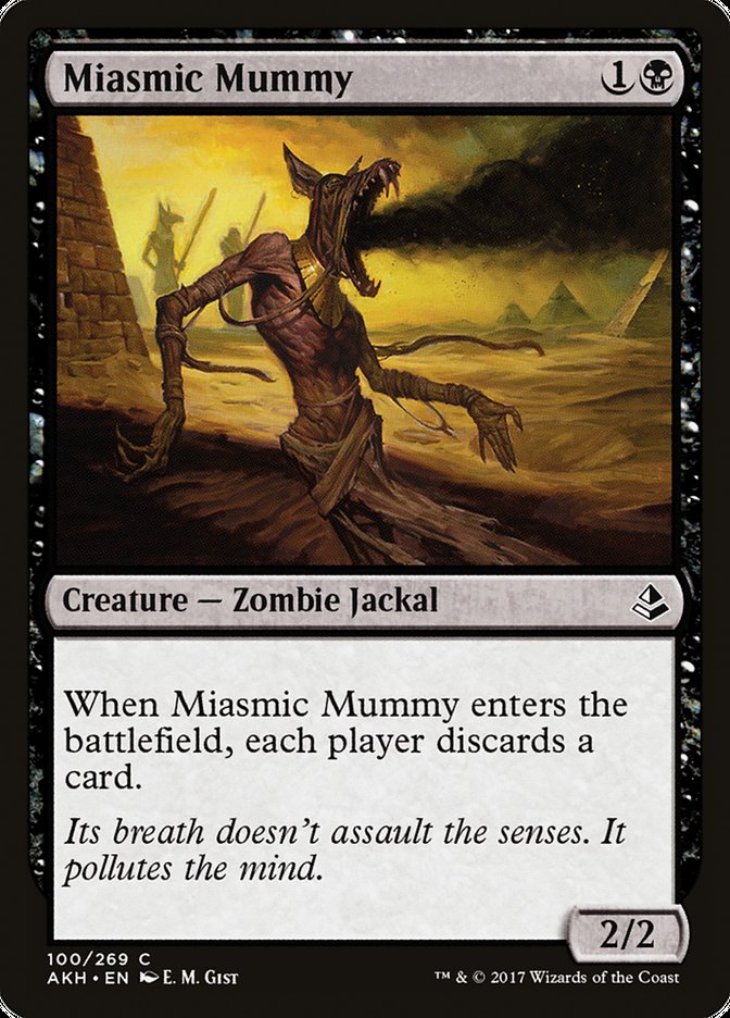 Amonkhet #100 Miasmic Mummy