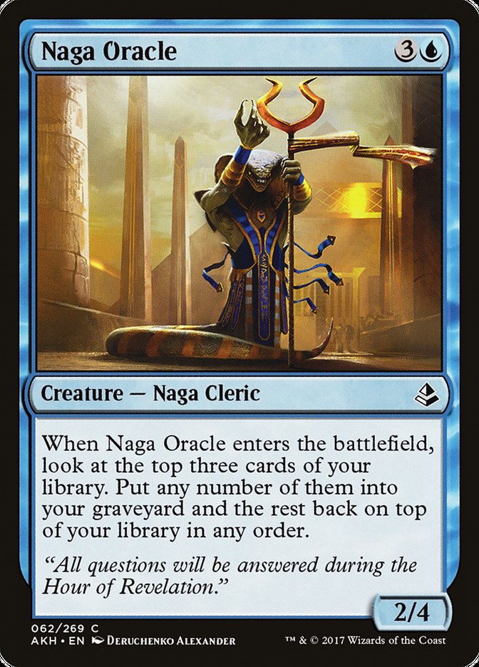 Amonkhet #62 Naga Oracle