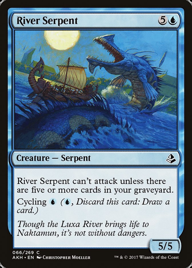 Amonkhet #66 River Serpent