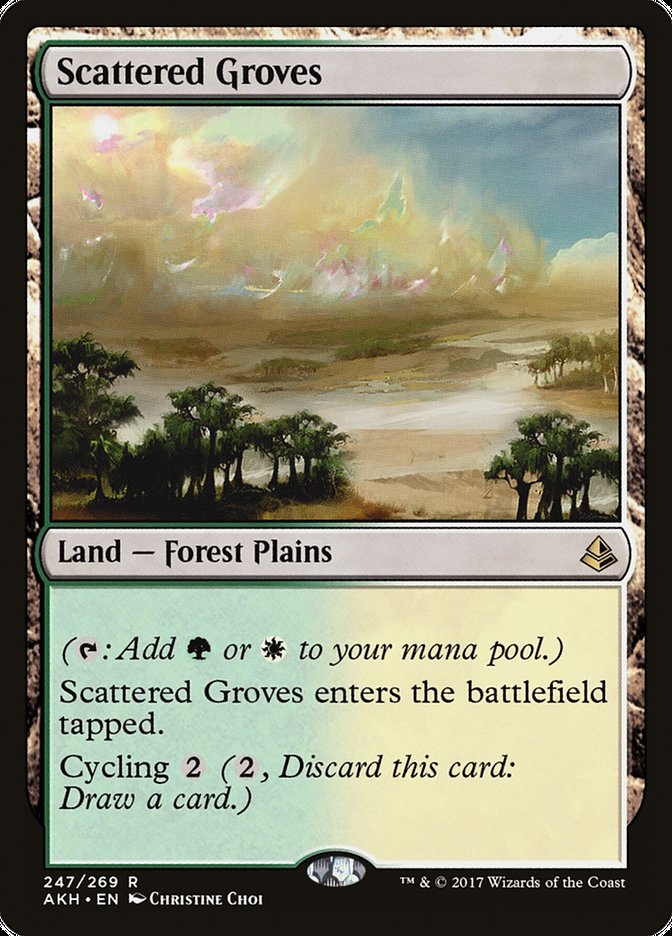 Amonkhet #247 Scattered Groves