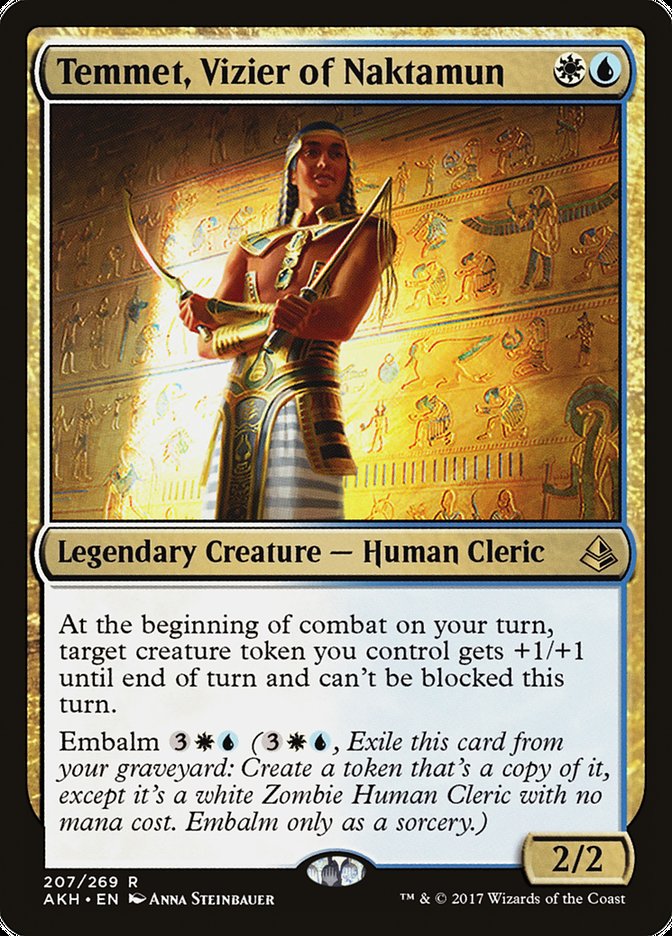 Amonkhet #207 Temmet, Vizier of Naktamun