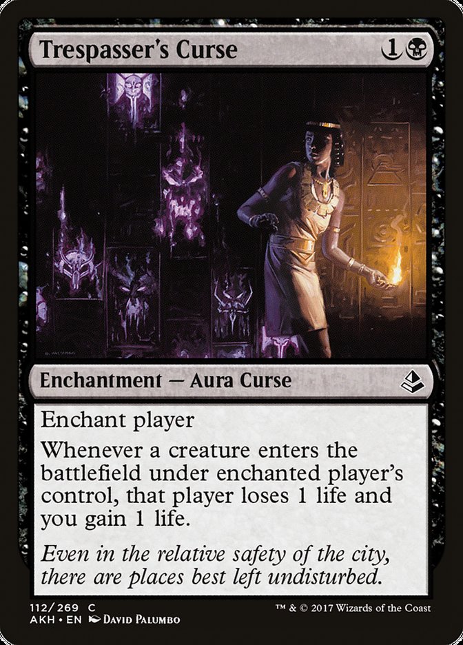 Amonkhet #112 Trespasser's Curse
