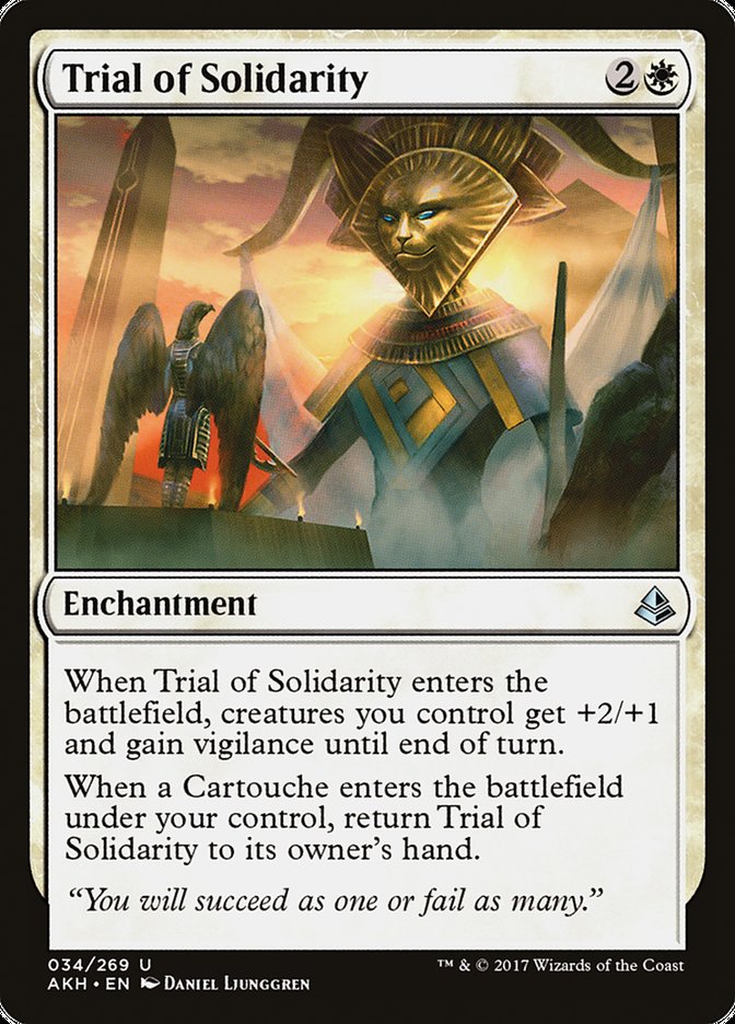 Amonkhet #34 Trial of Solidarity