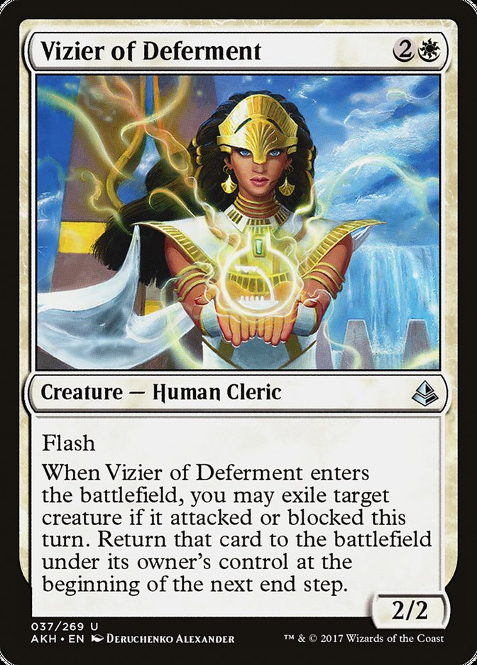 Amonkhet #37 Vizier of Deferment