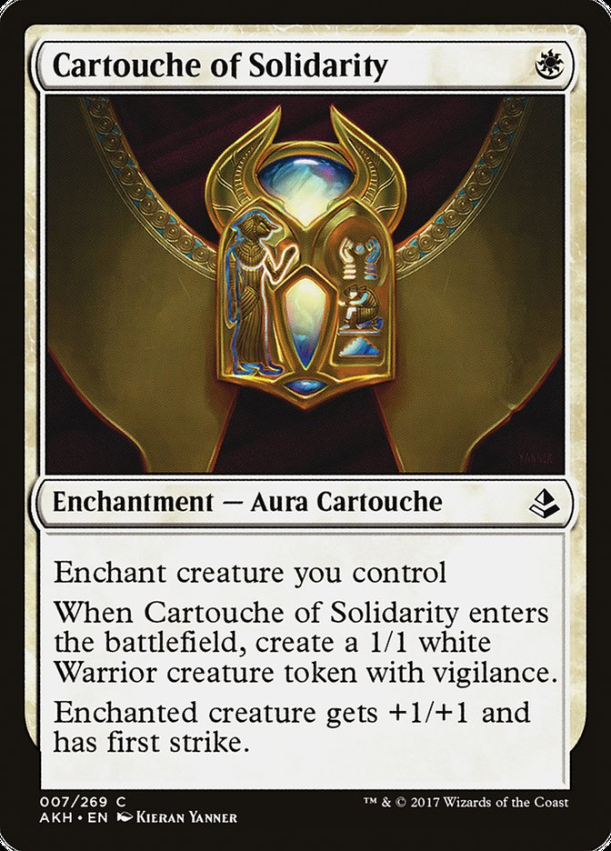 Amonkhet #7 Cartouche of Solidarity