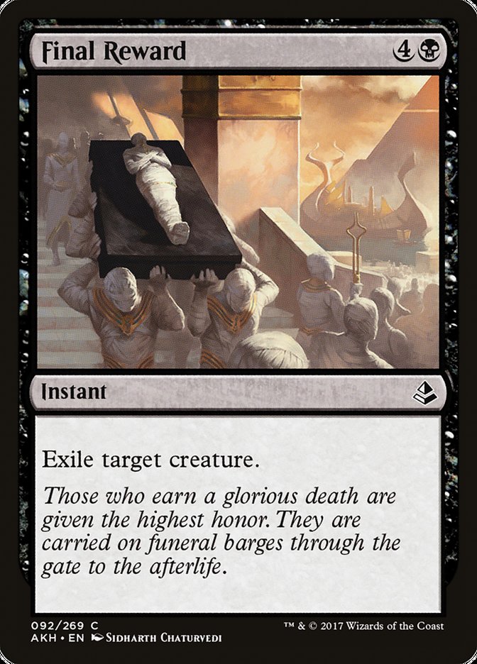 Amonkhet #92 Final Reward