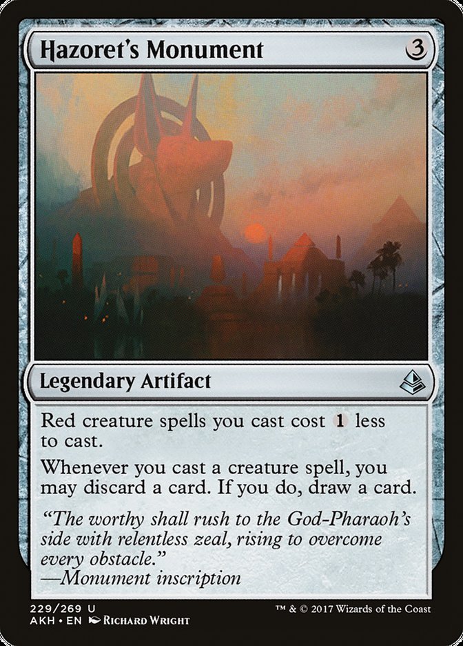 Amonkhet #229 Hazoret's Monument