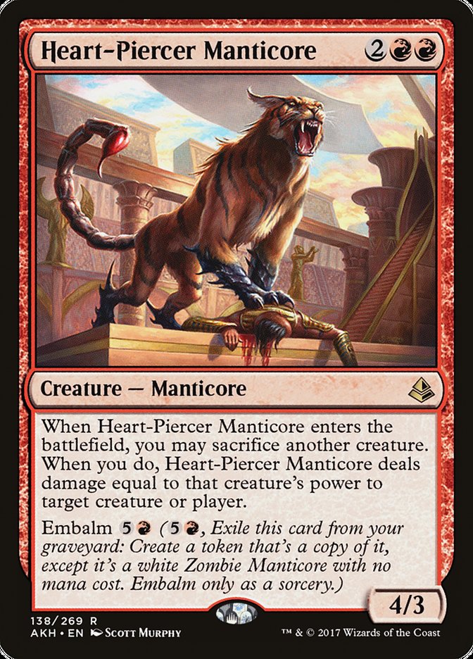 Prerelease Cards #138 Heart-Piercer Manticore
