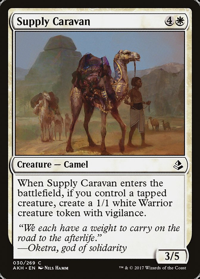 Amonkhet #30 Supply Caravan