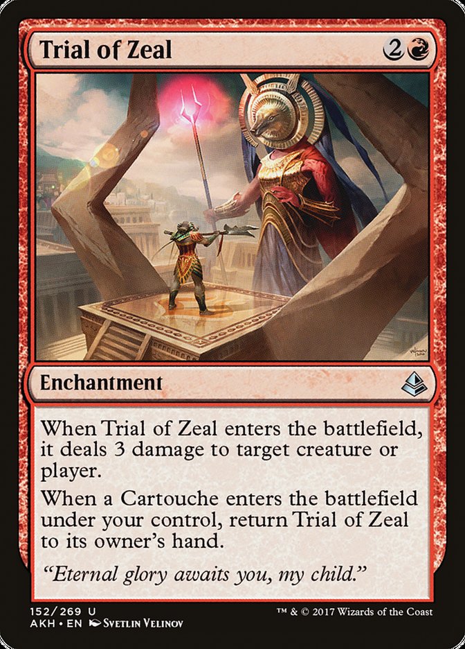 Amonkhet #152 Trial of Zeal