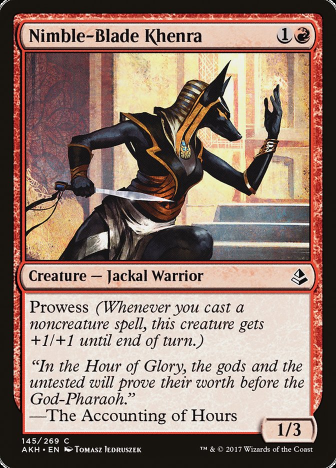 Amonkhet #145 Nimble-Blade Khenra