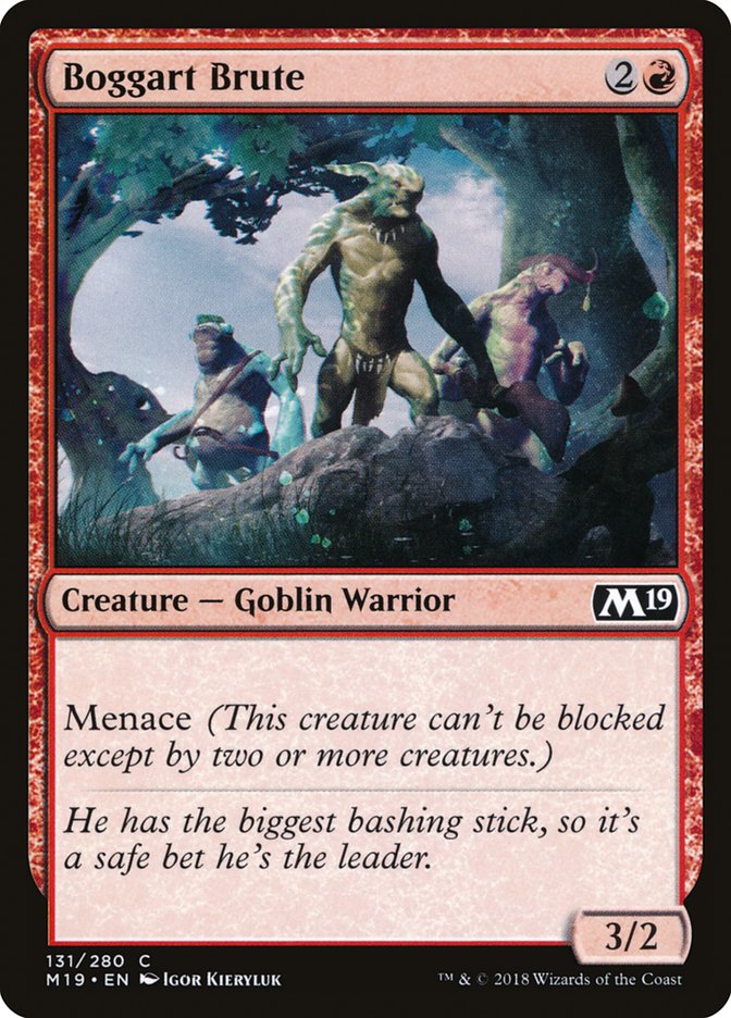 Core Set 2019 #131 Boggart Brute