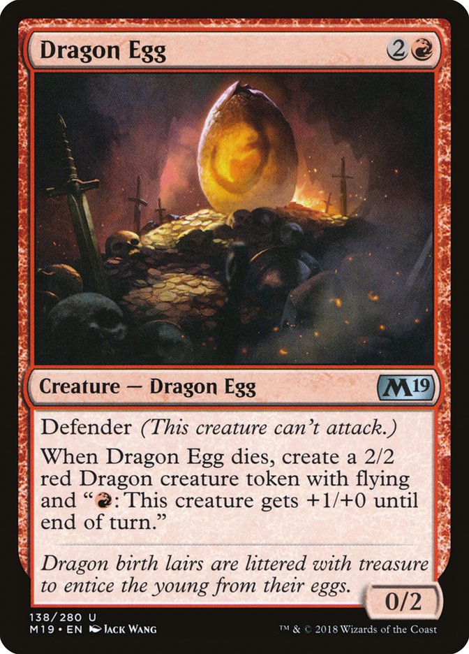 Core Set 2019 #138 Dragon Egg