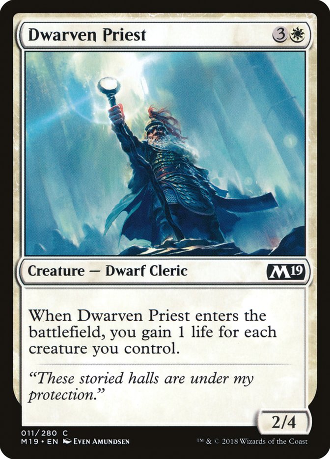 Core Set 2019 #11 Dwarven Priest