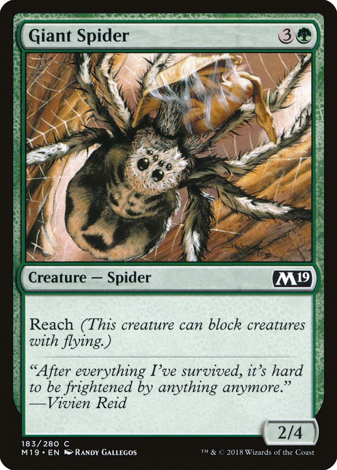 Core Set 2019 #183 Giant Spider