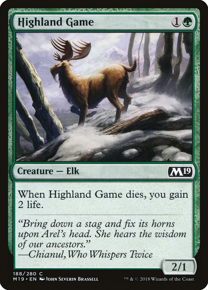 Core Set 2019 #188 Highland Game