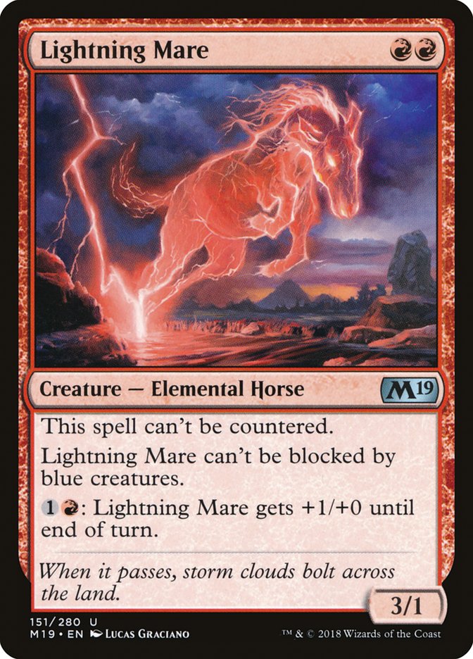 Core Set 2019 #151 Lightning Mare