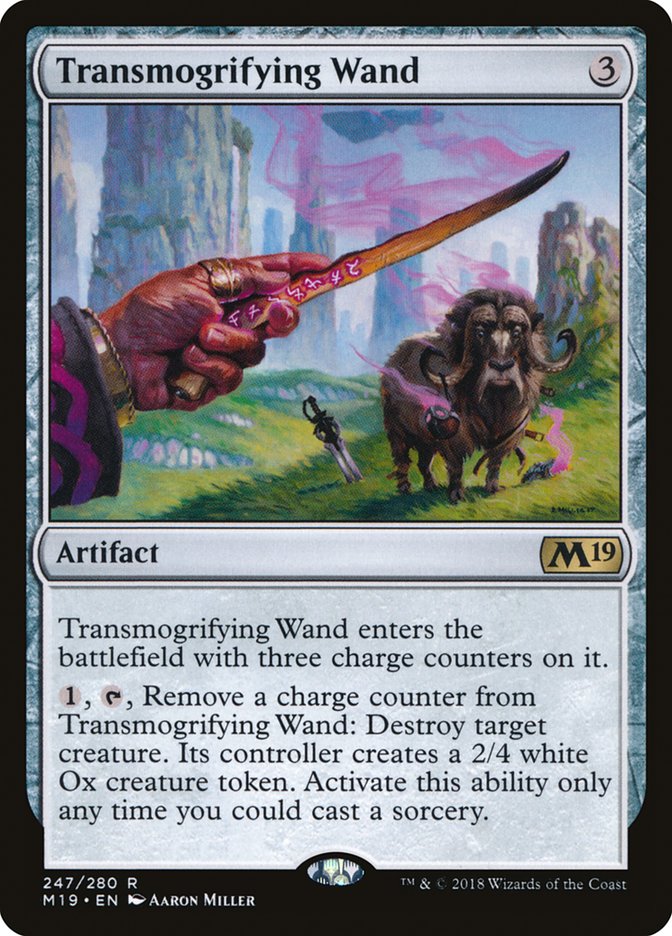 Core Set 2019 #247 Transmogrifying Wand