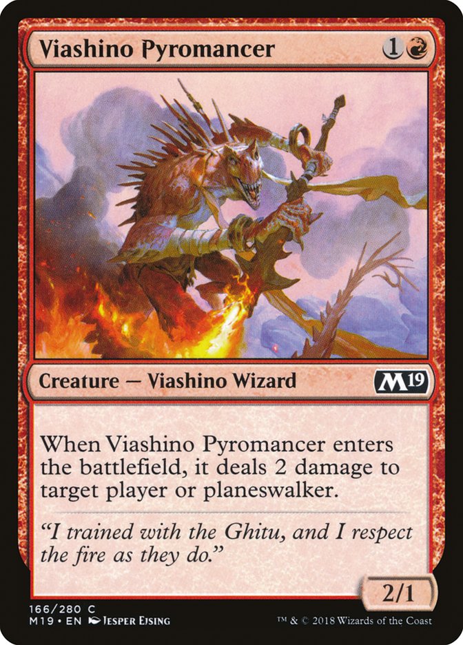 Core Set 2019 #166 Viashino Pyromancer