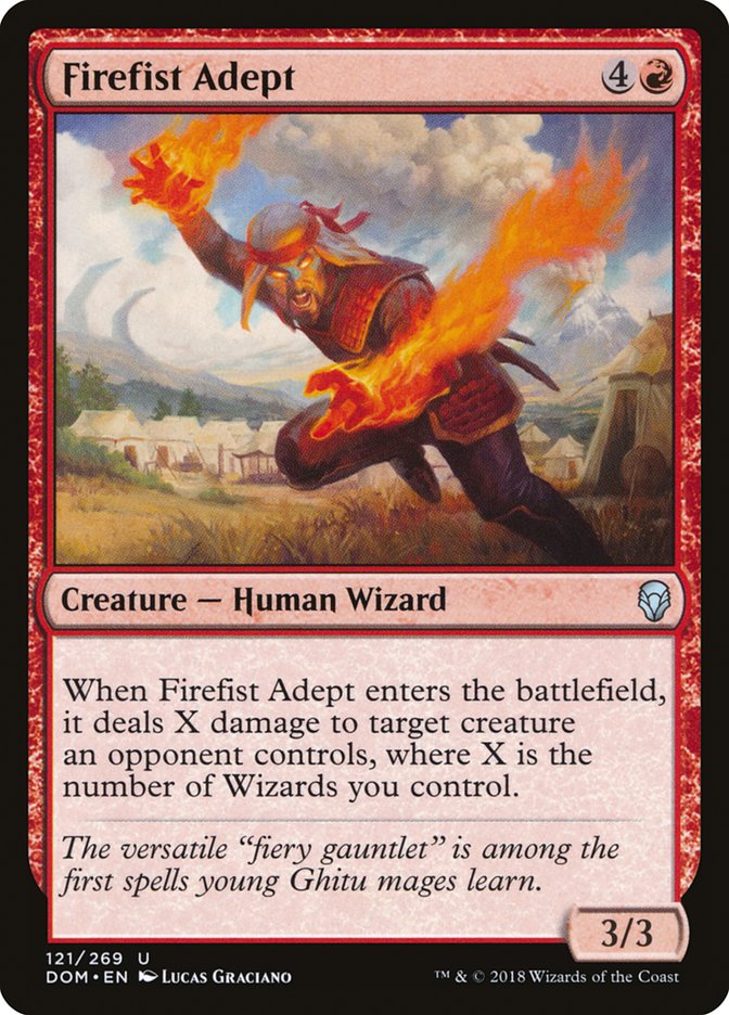 Dominaria #121 Firefist Adept